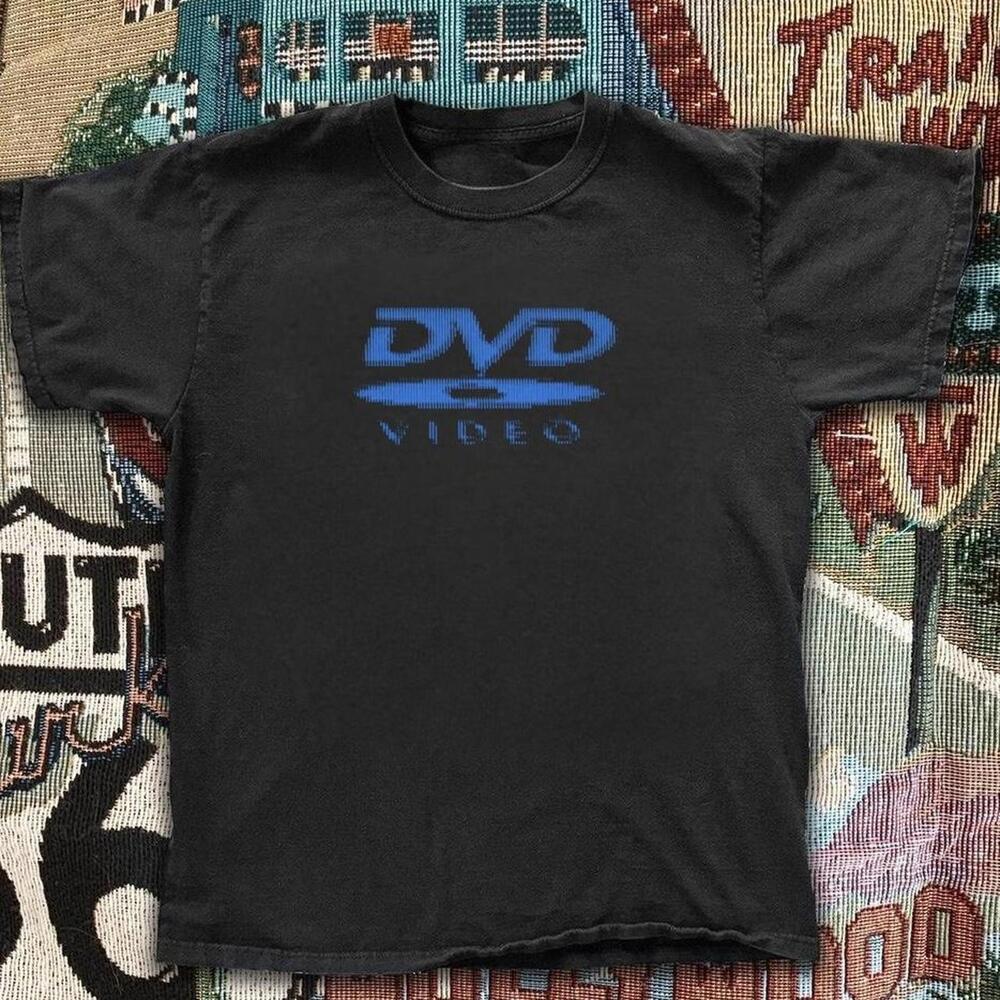 Black Dvd Video Graphic Tee